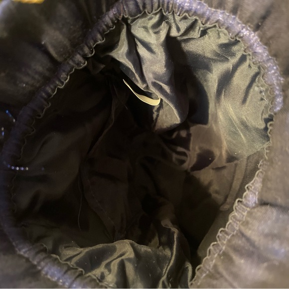 Embroidered Navy Evening Bag - Picture 2 of 2